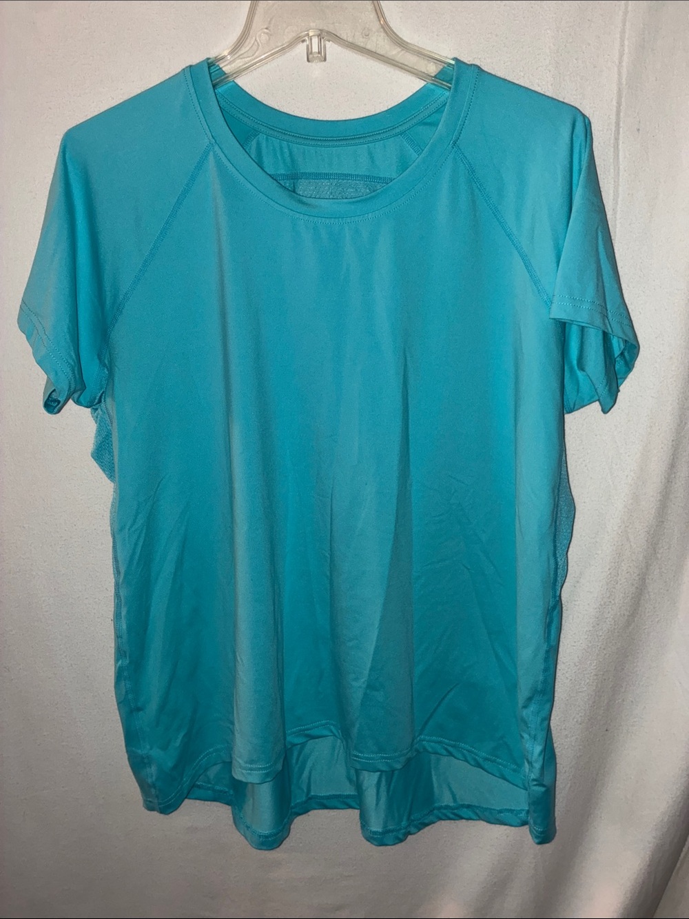 Lightweight Aqua Blue Women's Performance Tee